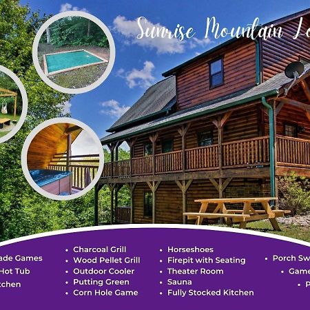 Fabulous Pet-Friendly, Family Cabin With Outdoor Kitchen, Hot Tub, Sauna, Fireplace, Theater Room, Arcade, Pool Table, And Fire Pit Within Minuties Of Dollywood Sevierville Eksteriør bilde